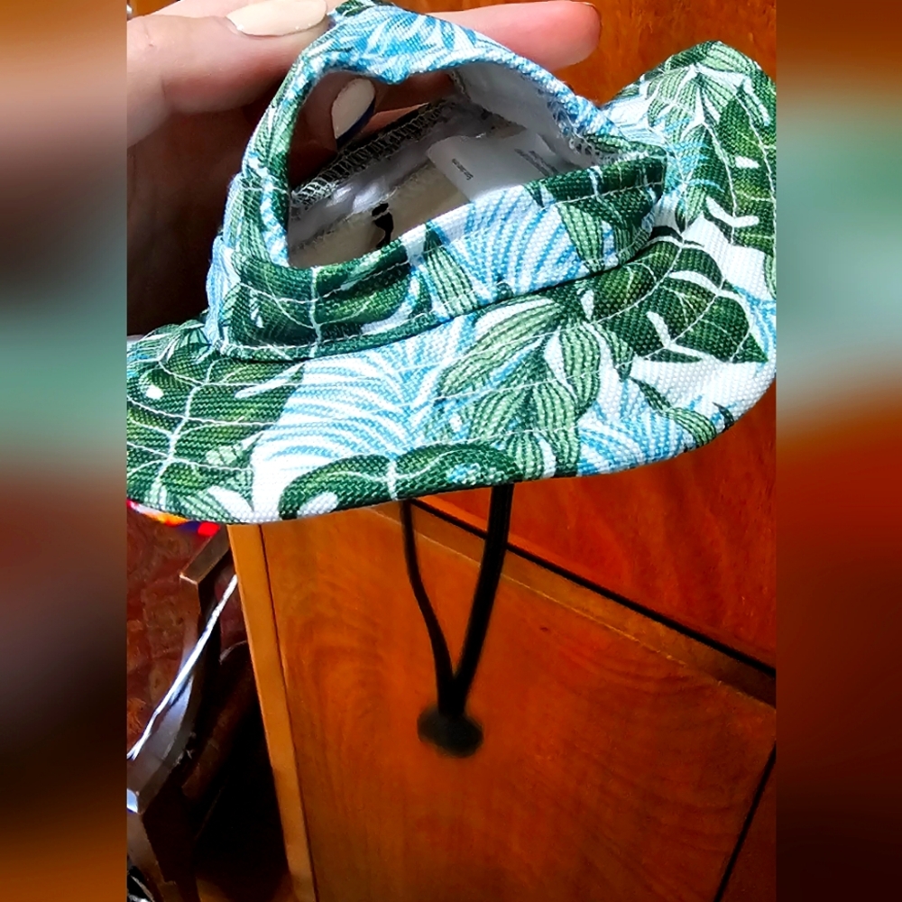 Dog Bucket Hat | XS/SM | Frisco | palm tree pattern